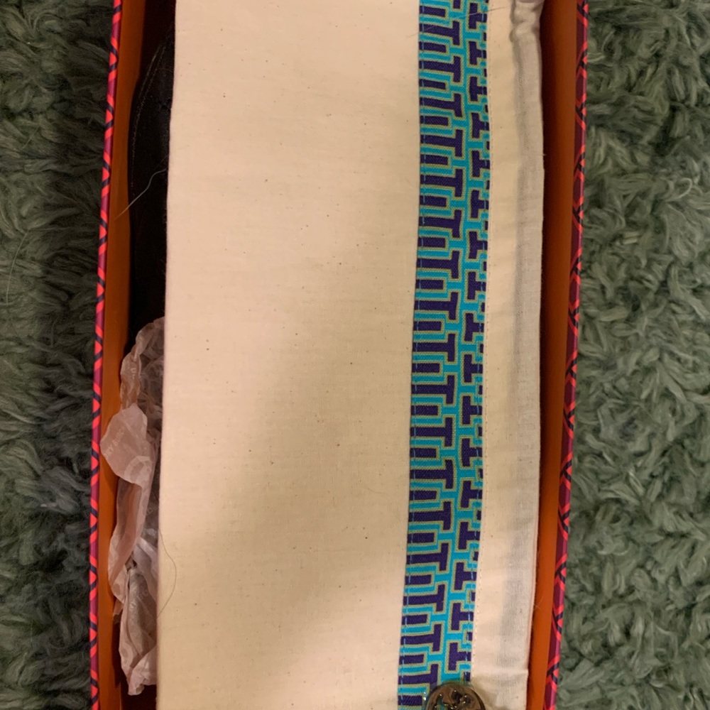 TORY BURCH BALLET 7.5 BLACK - Picture 7 of 7